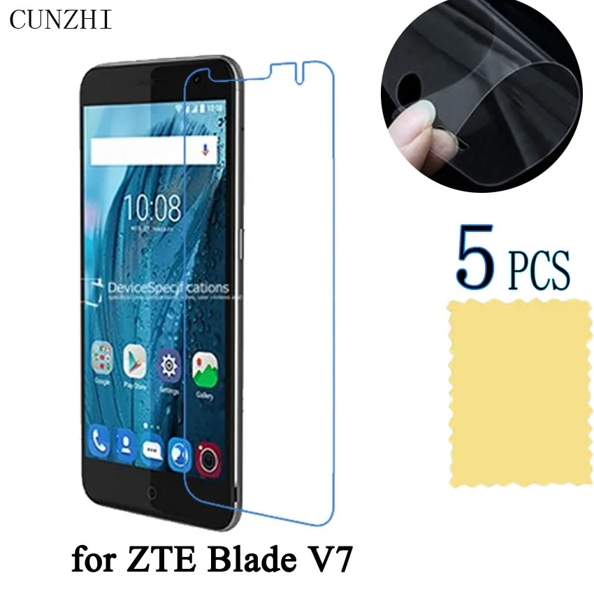 5 шт. ультратонкая прозрачная ЖК пленка для смартфонов ZTE Blade V7|screen protector film|protector
