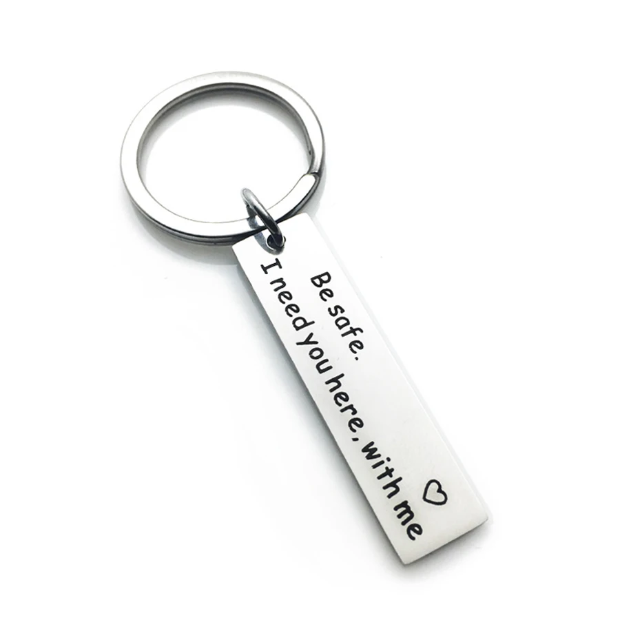 Модный защитный слоган брелки с гравировкой сейф для вождения мне нужно чтобы вы