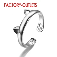 925 sterling silver engagement ring resizable classic fashion jewelry best gifts for women girls wholesale
