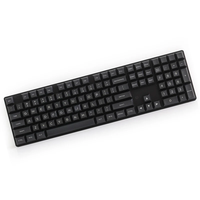 MP Dolch color DSA 145 клавиш PBT, радий Valture Keycap Cherry MX switch keycaps для проводной USB Механическая игровая клавиатура - Цвет: BLACK