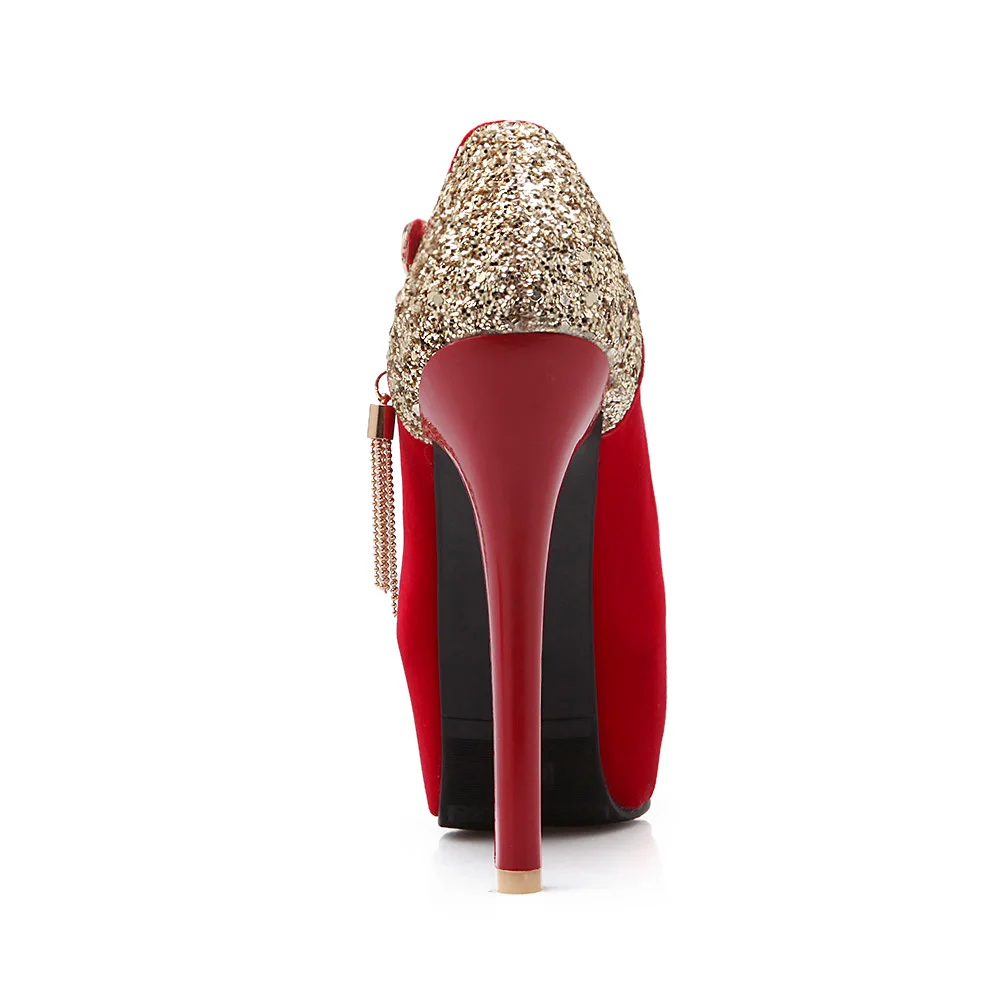 fanyuan brand new dropship large size 32-42 Women Pumps platform women shoes woman thin high heels bride party wedding | Обувь