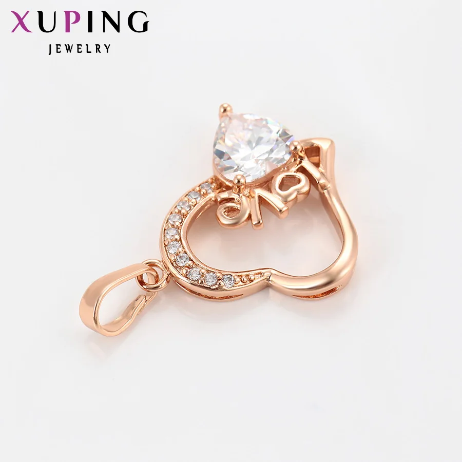 Xuping модное ожерелье с кулоном в форме сердца изысканная бижутерия для женщин