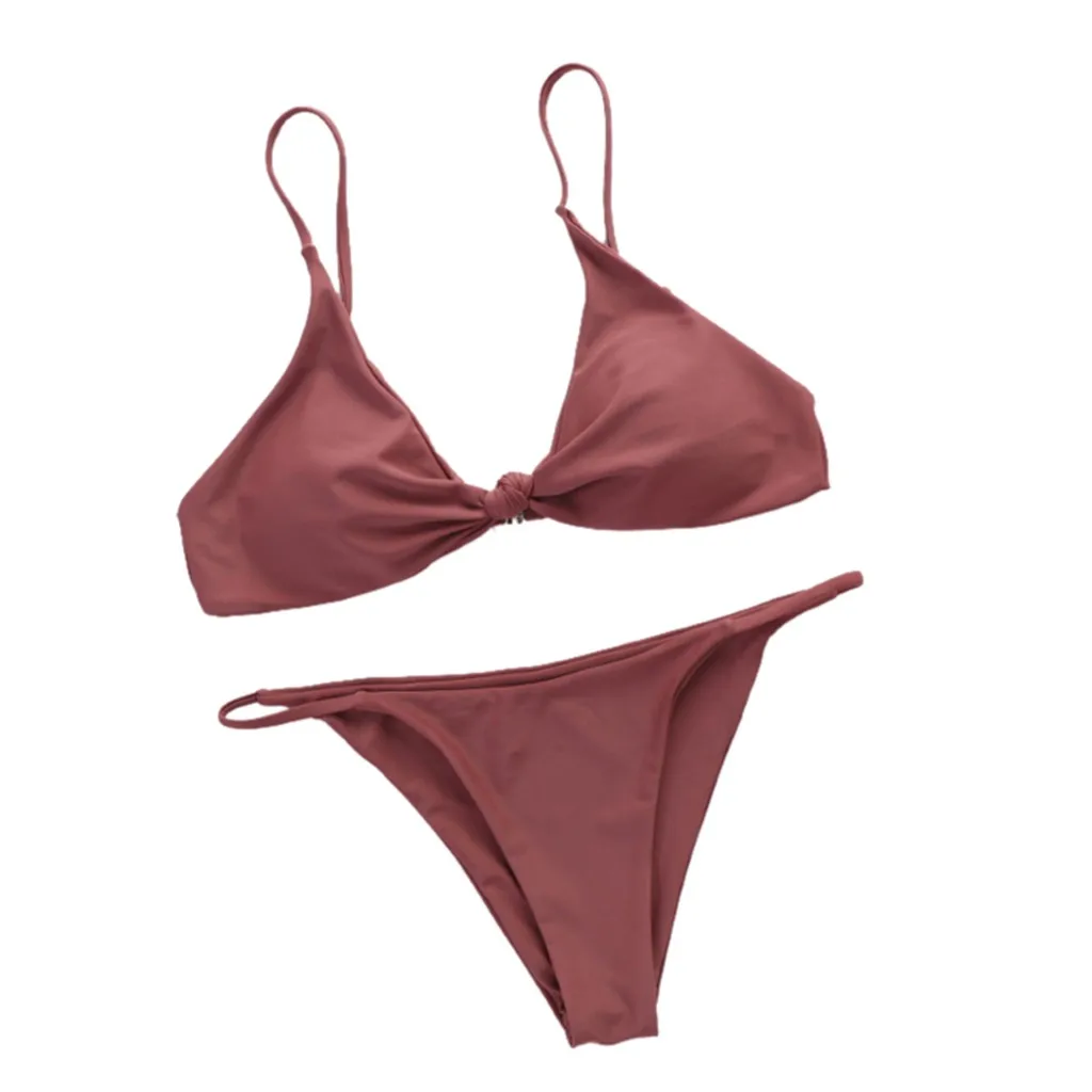 Женский купальник из двух частей бикини купальный костюм танкини пляжный Feminino 2020