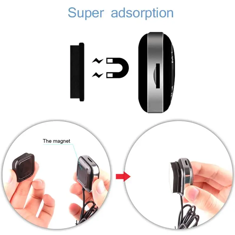 Беспроводной Bluetooth радиопередатчик FM пластиковый дисплей трансляция двойной USB