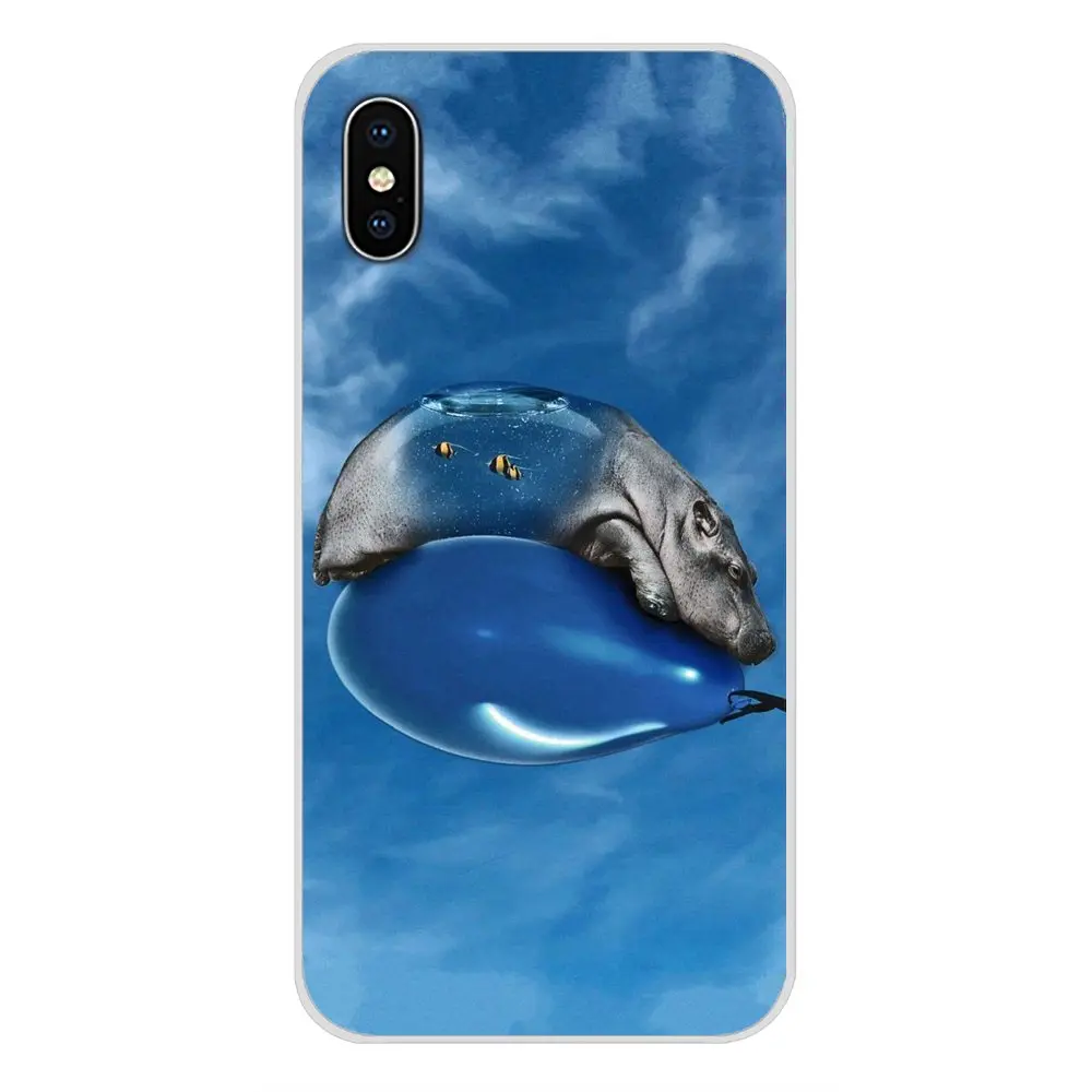 Aninal Hippo корова мультфильм для Oneplus 3T 5T 6T Nokia 2 3 5 6 8 9 230 3310 1 7 Plus 2017 2018 прозрачный чехол