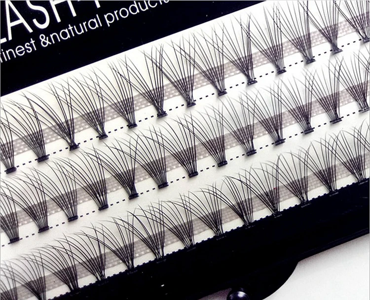 Ресницы для наращивания норковые толщина 0 07 мм 9 12 1 коробка|lash fan|mink stripsfan lashes |
