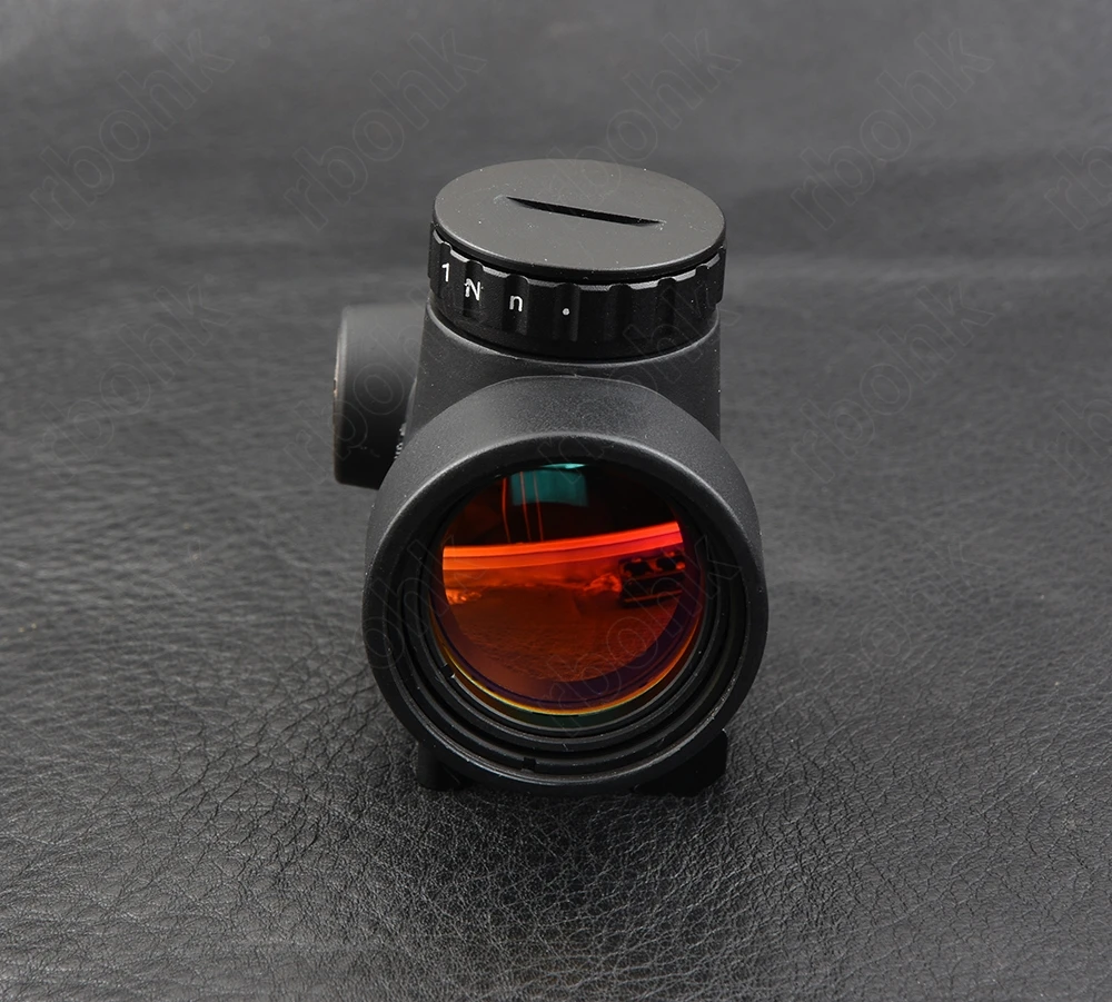 Тактический trijicon mro стиль 1x Красная точка зрения прицел для высоких и низких Пикатинни Крепление база Охота Стрельба M9159