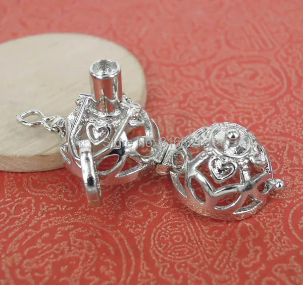 15 мм филигрань гармония бола кулон полые клетки медальон диффузор парфюмерный