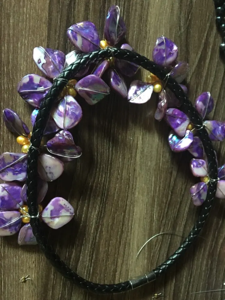 Женское ожерелье ручной работы с жемчугом | Украшения и аксессуары