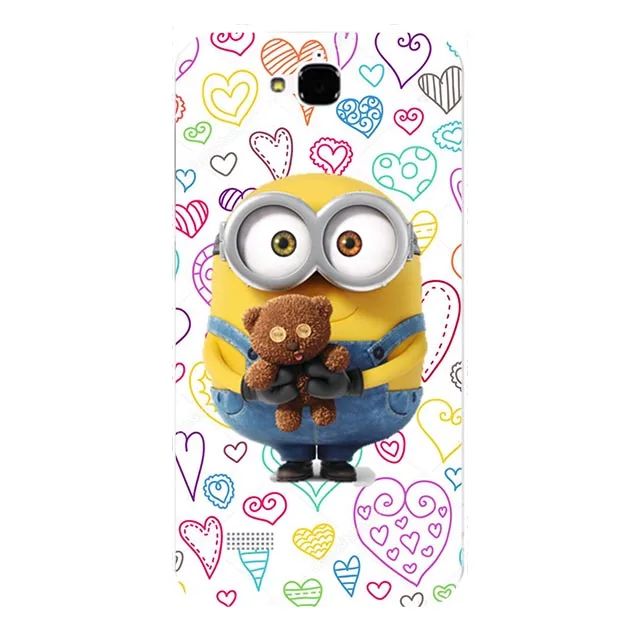 L145 Чехол для huawei Honor 3C Lite/Honor 3C Play/Honor Holly Hol-U19, силиконовый чехол с цветочным принтом, милый чехол для телефона с рисунком в виде животного - Цвет: L145