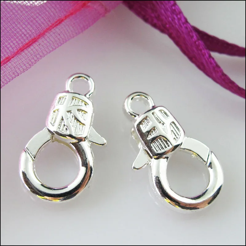 Lobster Clasps Новые 8 шт. замок карабины Разъемы Золотой, матовый покрытый серебром, бронзой 10x17 мм - Цвет: Lobster Clasps