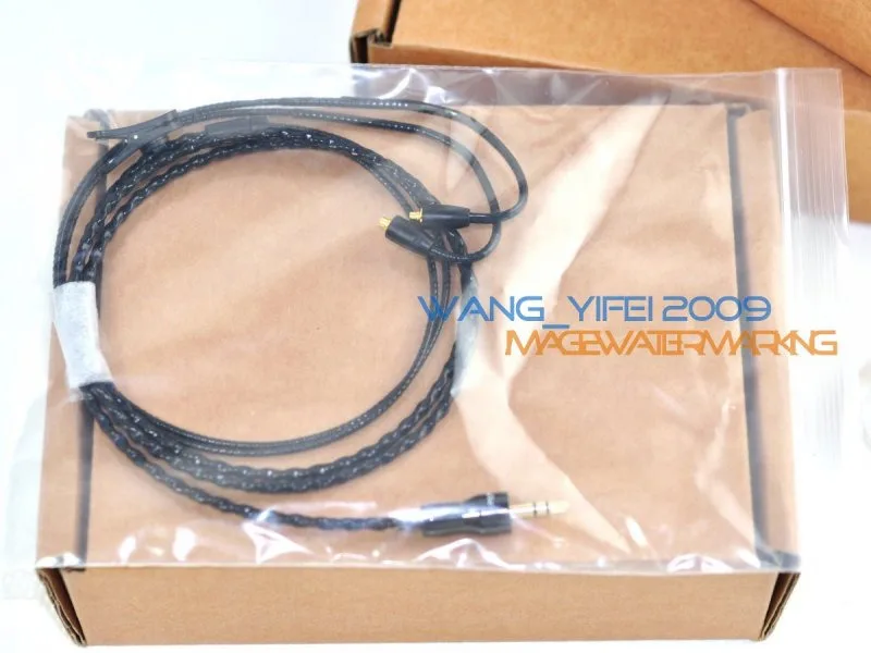 Обновленные наушники с посеребренным покрытием OFC HIFI кабель для Shure SE864 SE535 SE425 SE315