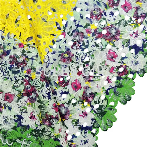 2017 высокого качества африканская тюль кружевной ткани Оптом блестки Французский