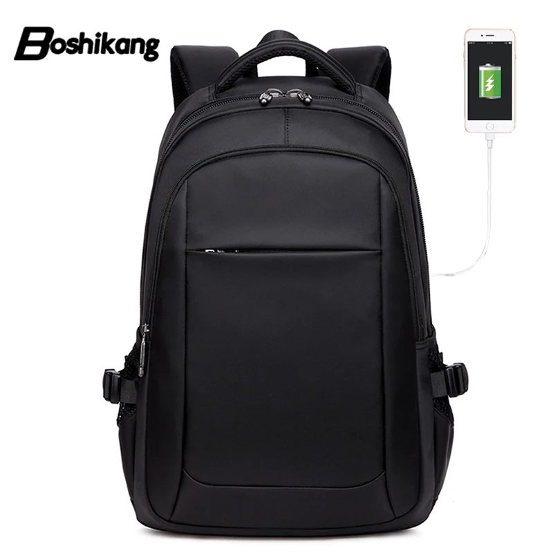 Boshikang 15.6 Inch Men USB Charging Business Backpacks Waterproof Laptop Schoolbags Male Brand Luxury Backpack | Багаж и сумки