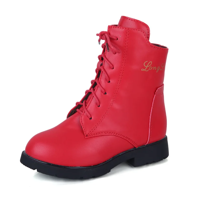 Girls' Winter Fashion Boots Shoes Children Waterproof Kids Warming Cotton Princess Girls Equestrian |
