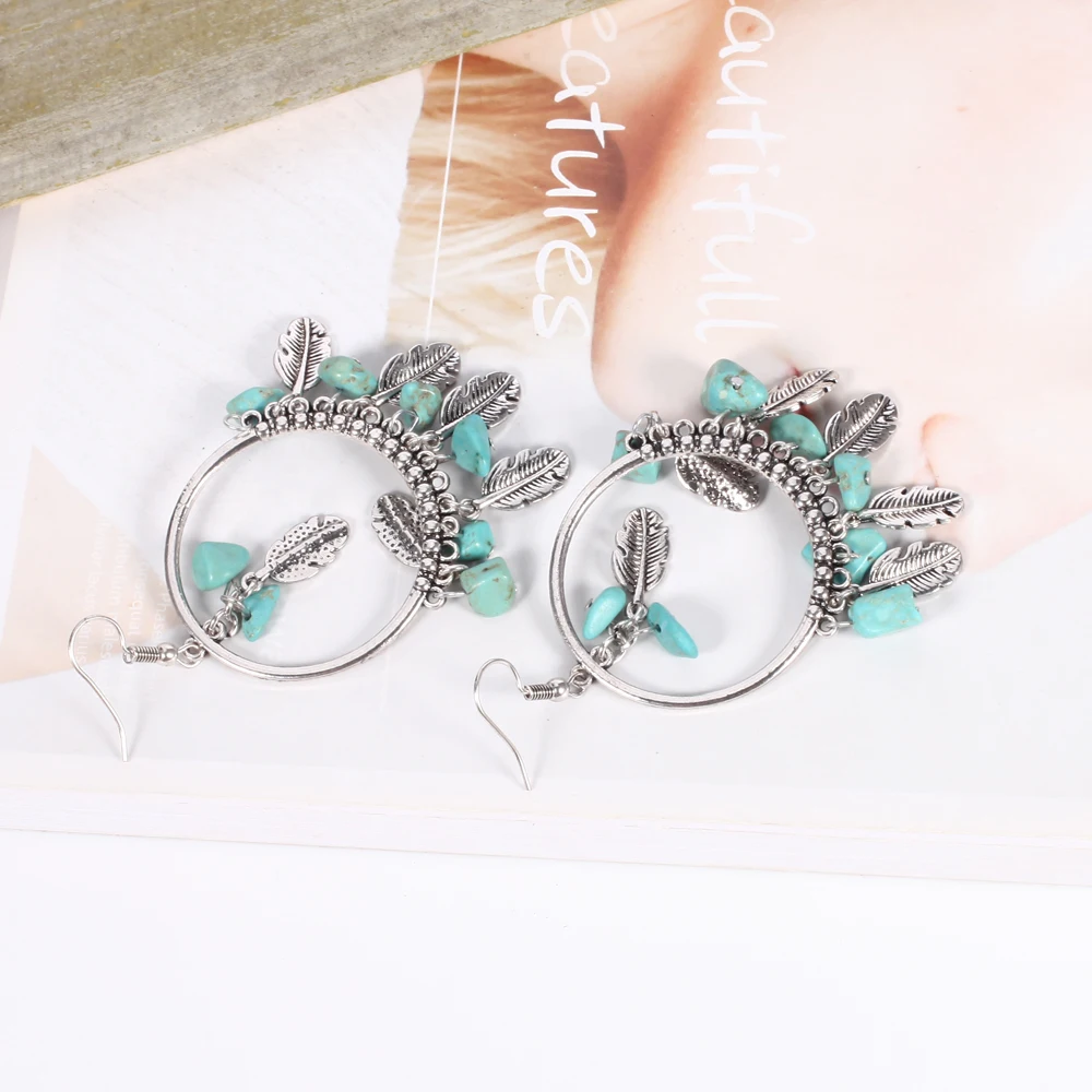women tassel Turquoise Earrings Korean Fairy Pendant Earring brincos oorbellen boucle d'oreille aretes kolczyki orecchini donna |