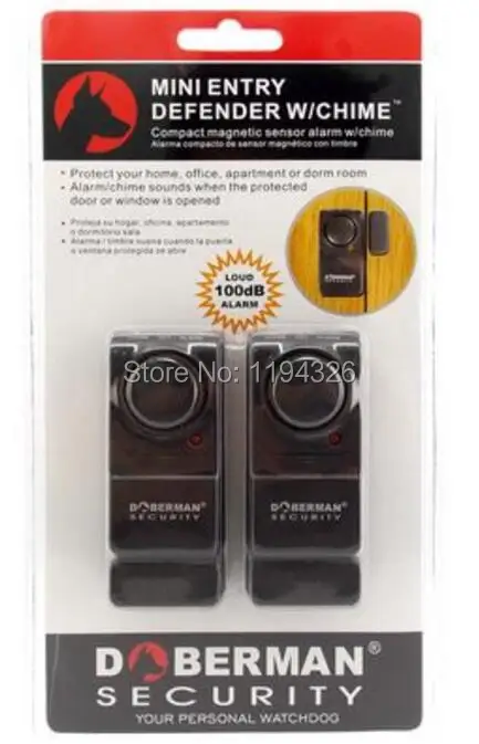 Доберман безопасности для дверей и окон мини-сигнализация SE-0129 домашней охранной