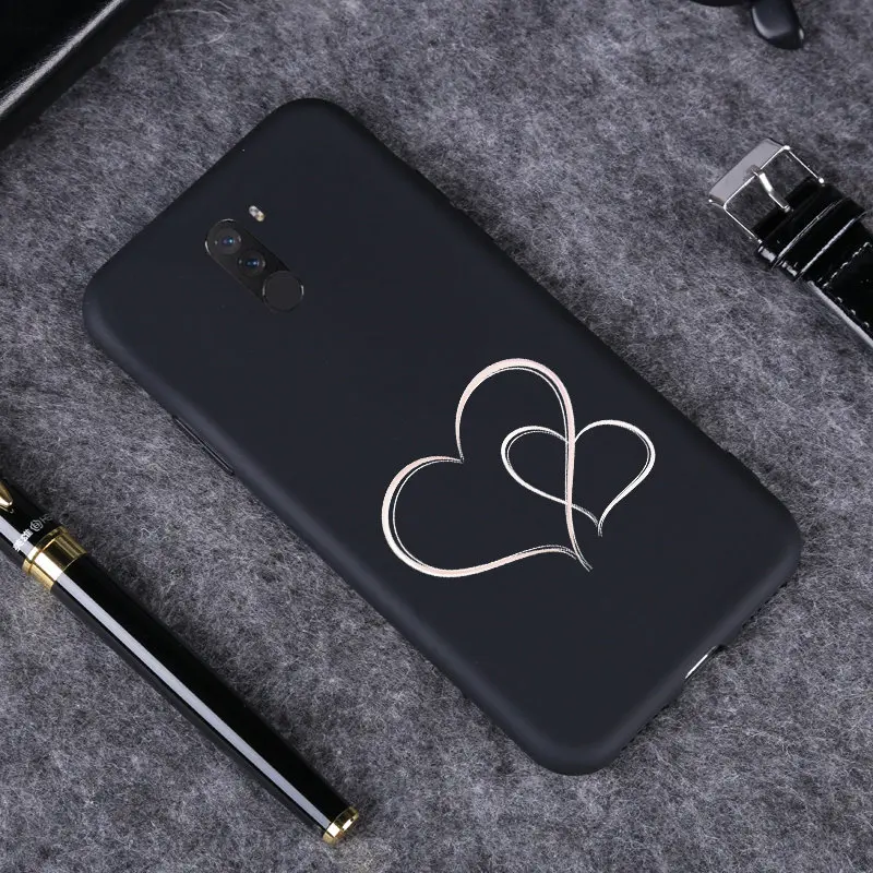 Матовый чехол из ТПУ с узором для Xiaomi Pocophone F1 Mi A2 A1 Mi8 милый силиконовый Redmi 5 Plus Note 4