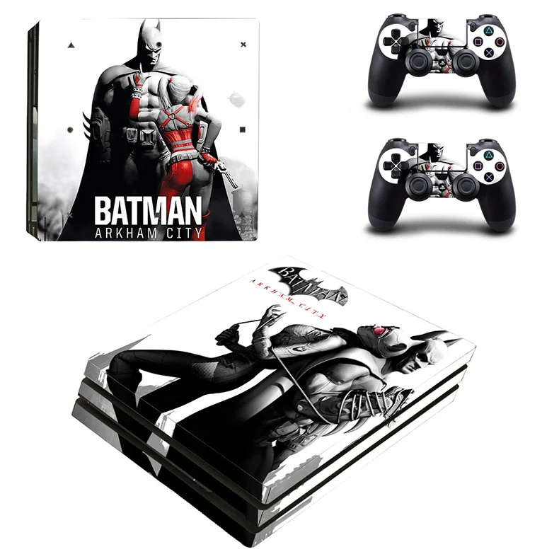 Бэтмен PS4 Pro стикер кожи Vinilo стикер s PS 4 Play станция 4 Pro Pegatina для игровой консоли 4 Pro и два контроллера