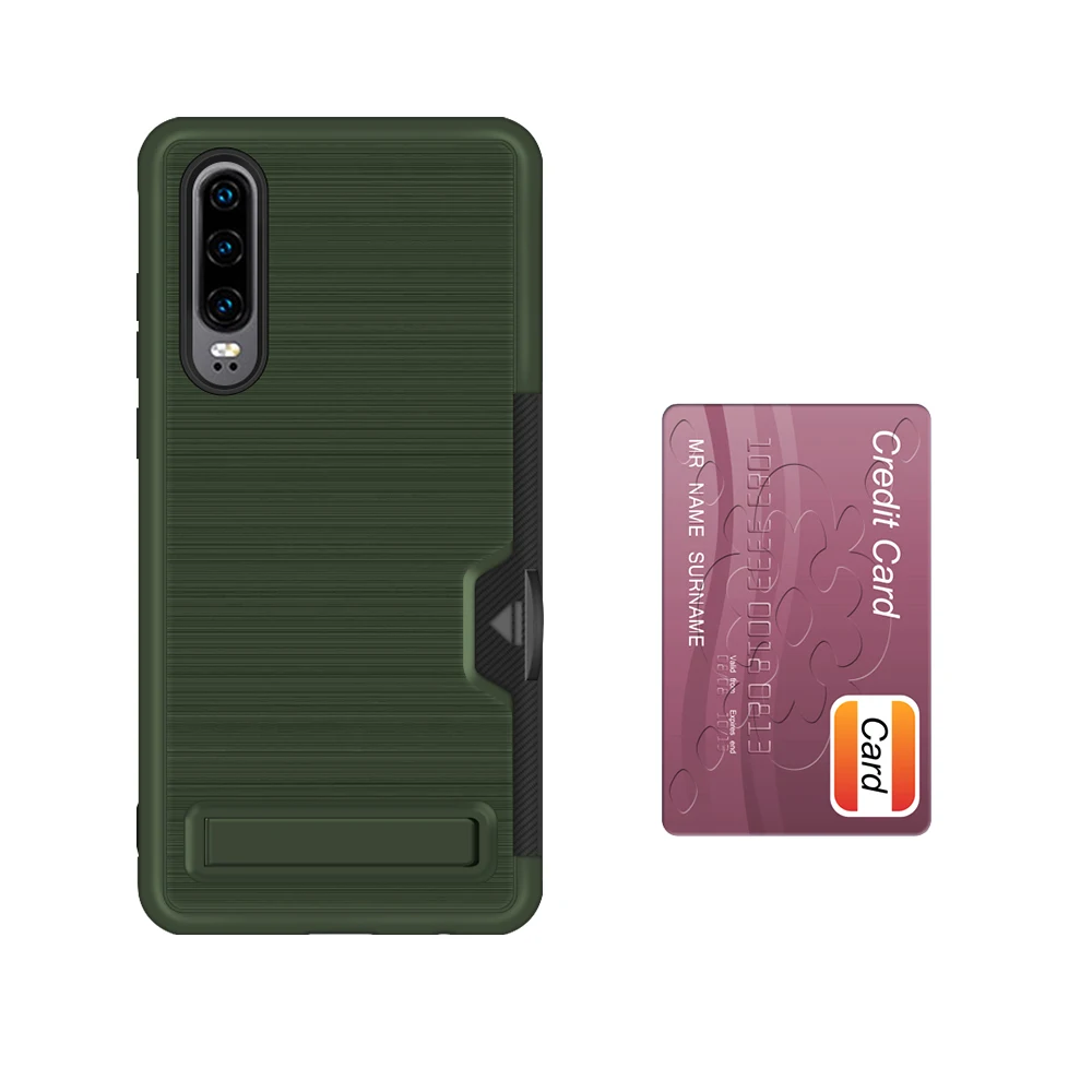 Для huawei P30 P30 PRO Чехол карты бумажник визитница слайд слот Держатель с кронштейном для HUWEI Коврики 20 маtе PRO 20
