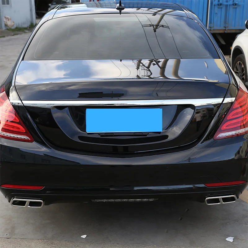 Автомобильный Стайлинг ABS автомобильные задние полосы блестки отделка для Mercedes
