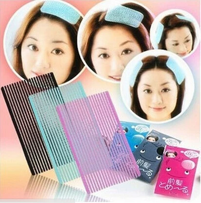2015 4*bags(8pieces) hot sell Bangs fixed Seamless Magic Paste Posts Hair Sticker Clip Tape Fringe Patch random cdlz0407 |