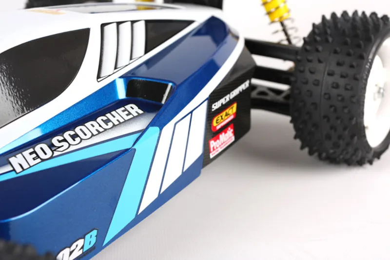 Tamiya #58568 1/10 RC 4WD Внедорожный гоночный багги автомобиль Neo Scorcher TT02 B w/ESC|Детали и