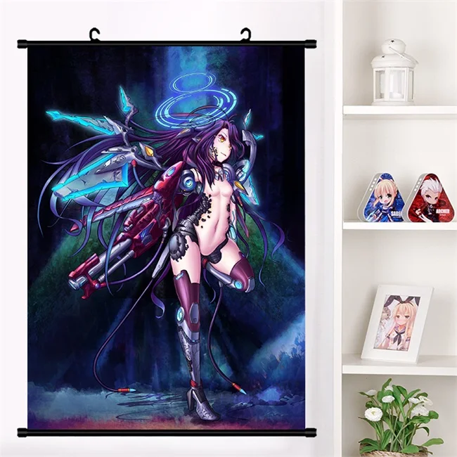 M Японское аниме No Game No Life Sora shero Shuvi Dola настенный свиток Фреска плакат Настенные подвесные плакаты коллекция домашнего декора искусство - Цвет: M