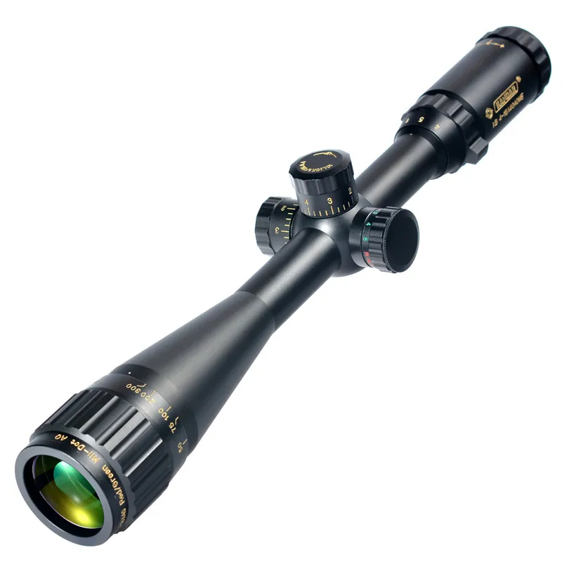 Тактический Оптический прицел золото издание KANDAR 4-16x40 AOME стекло Mil-dot Сетка блокировки прицел Hun