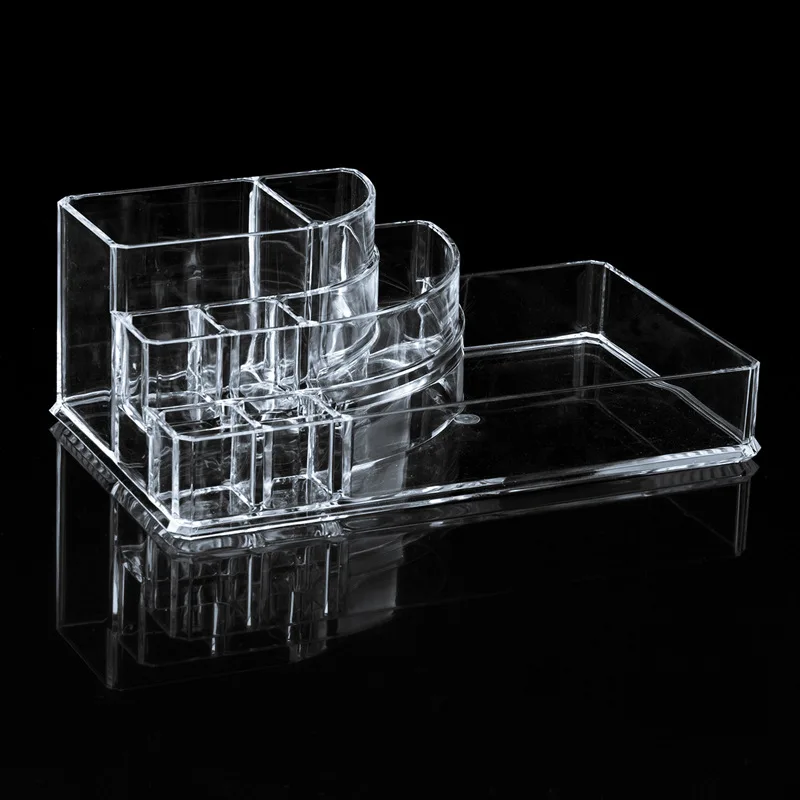 LIYIMENG Desk Organizer Makeup Storage Desktop Jewelry Box Acrylic Drawer Boxes Home Diy Decor Collection Tin Rouge Container | Дом и сад