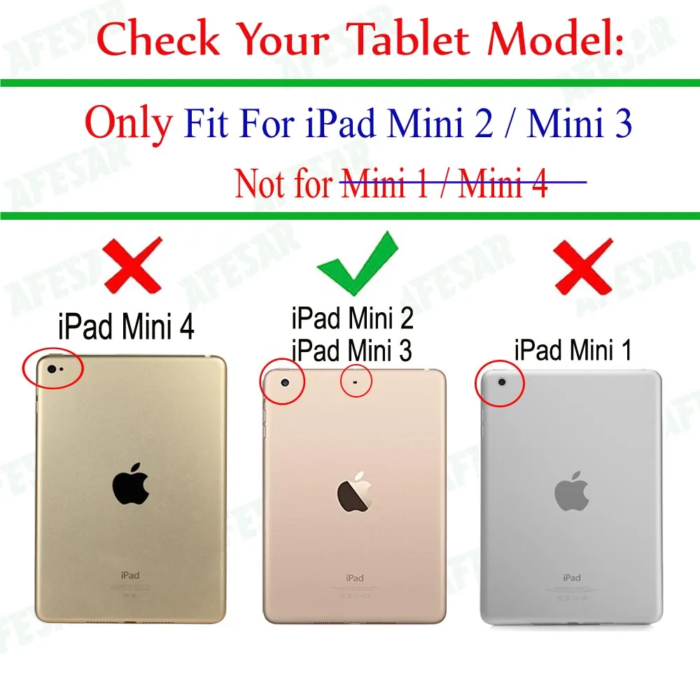 Ультратонкий умный чехол для iPad Mini 2/3 Retina A1489/A1490/A1491/A1599/A1600 Funda | Компьютеры и офис