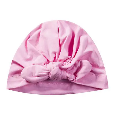 Новое поступление шапочка с бантом для новорожденных мальчиков и девочек