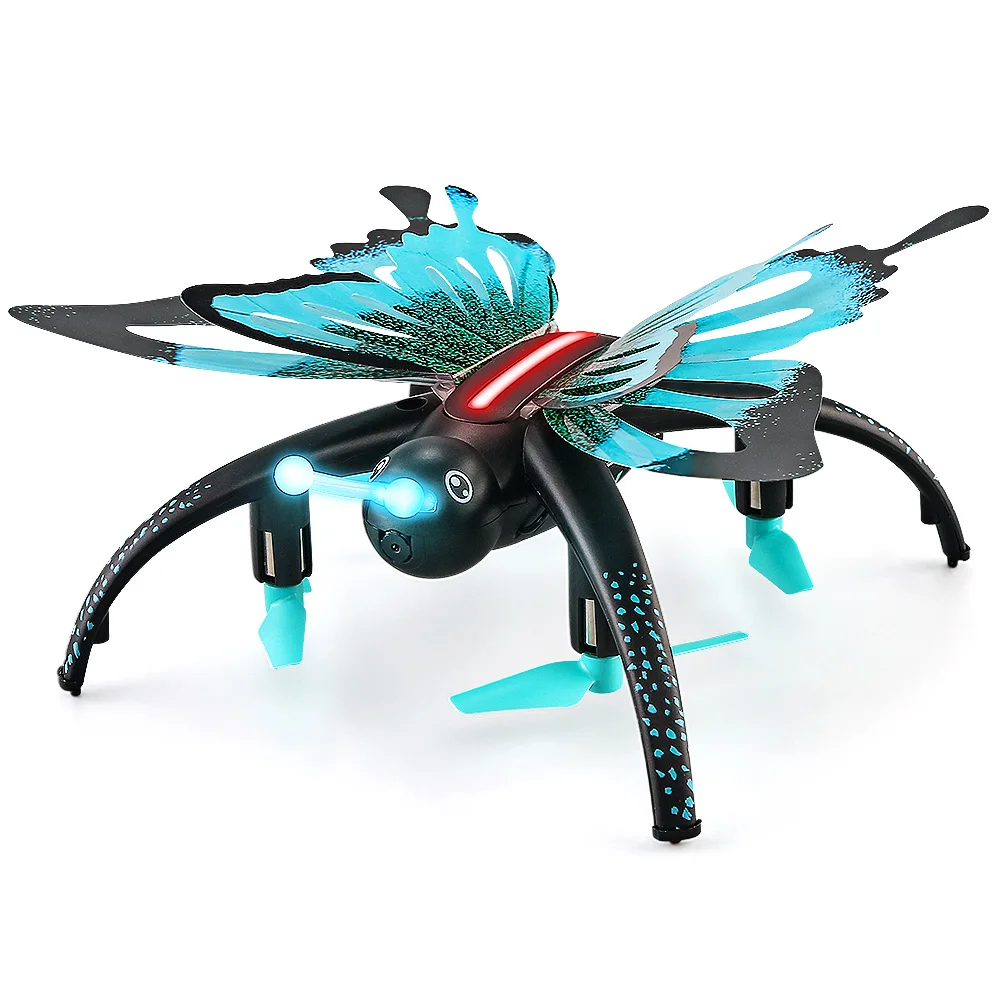 Новый JJRC H42WH мини Радиоуправляемый Дрон с бабочкой RTF WiFi FPV 0.3MP камера Голосовое