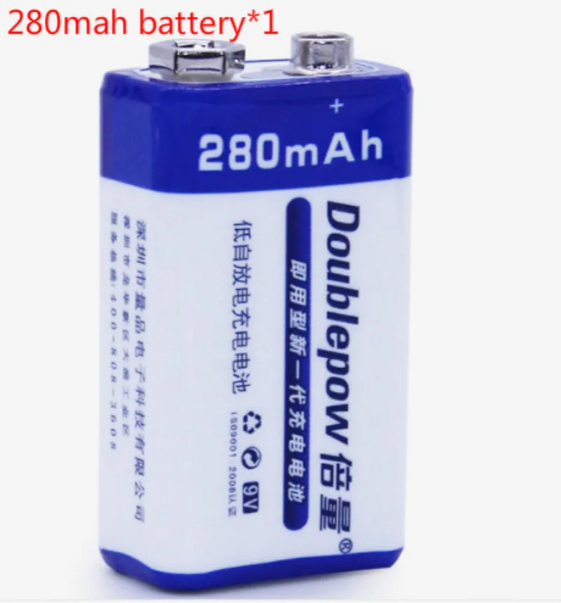 Двойная Новинка телефон DP 6F22 9 В аккумулятор 280 мАч * 2 мультиметр + зарядное