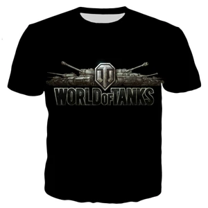 PLstar Космос Лето Новая мода Мужская футболка игры World Of Tanks узоры 3D принт Мужские Женские повседневные крутые футболки топы - Цвет: color as the picture