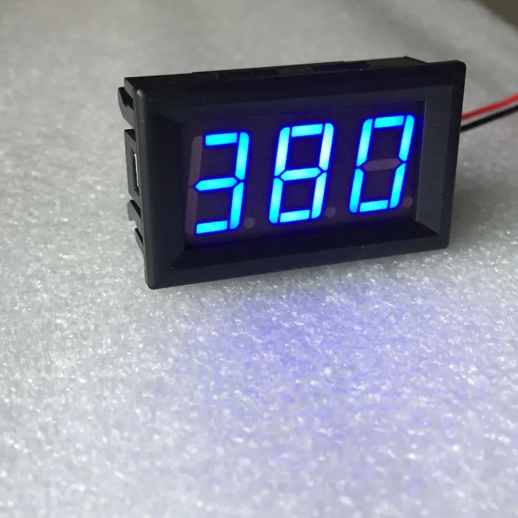 0,56 Цифровой вольтметр DC5-120V/DC 5 в до 120 в цифровой вольтметр напряжение Панель метр для 12 В 24 в 96 в вольтметр Для электромобиля или мотоцикла - Цвет: DC5V-120V BULE