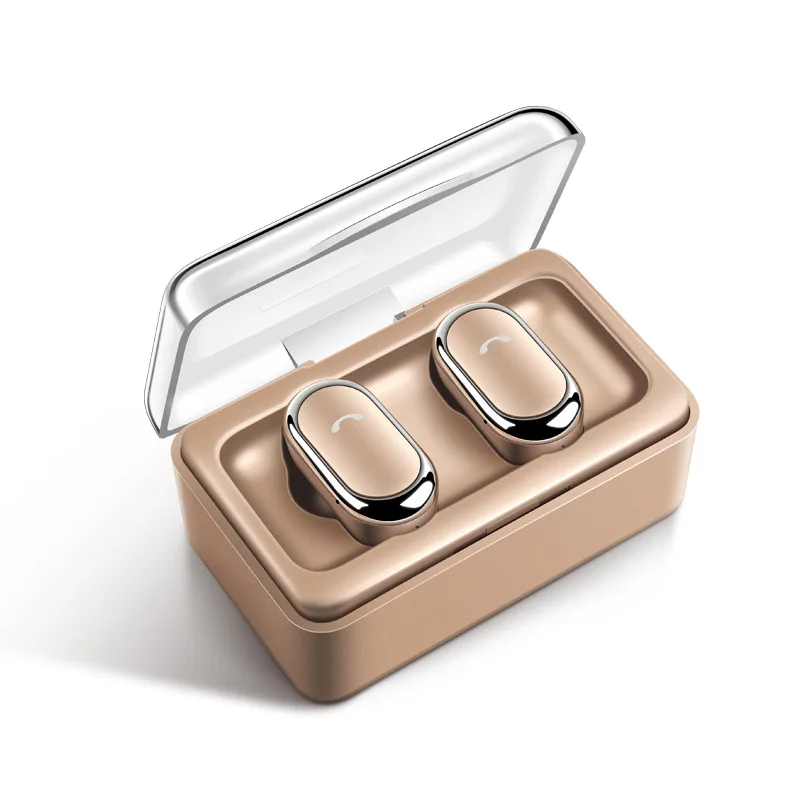 D005 портативные TWS Bluetooth наушники с зарядной коробкой стерео Беспроводные