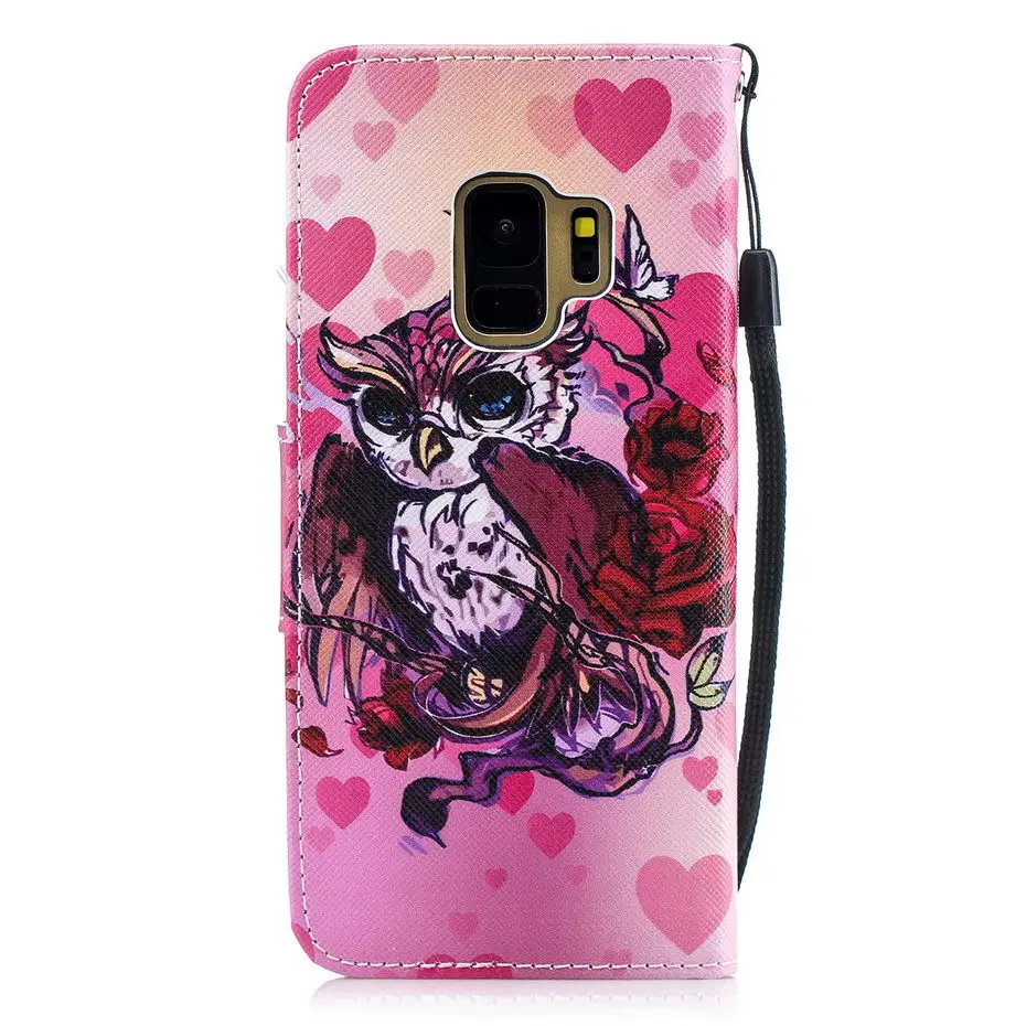 Кожаный чехол-книжка чехол для samsung Galaxy S10 S10e S6 S7 S9 S8 плюс край A3 A5 A7 A8 J3 J5 J7 Note9 бумажник чехол для телефона