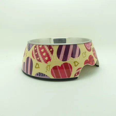 Съемная двойная миска для питомцев 36 шт./лот размер L противоскользящая