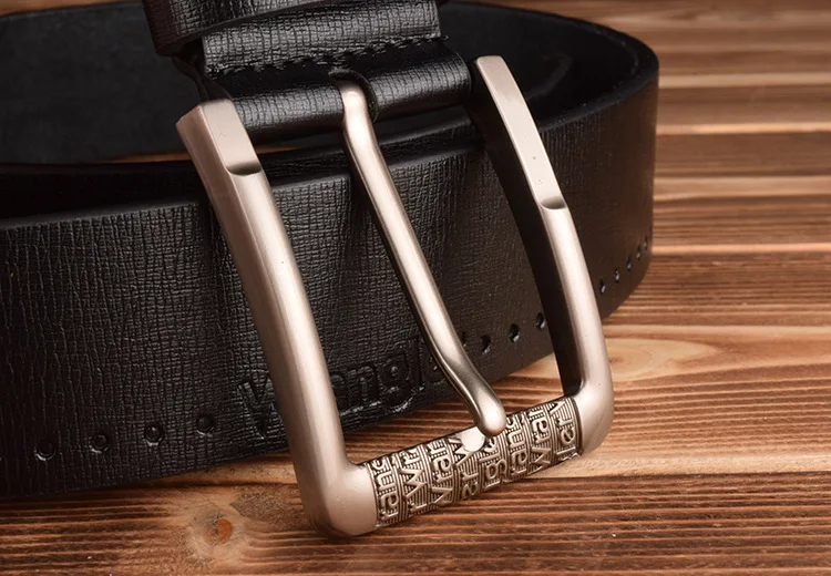110cm to 130cm 2015 Stylish Genuine cowskin Leather Belt for Men with Alloy Pin Buckle belt choice free shipping #AS12 | Аксессуары для