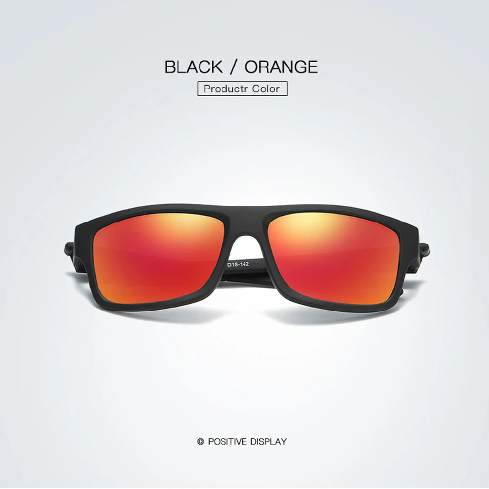 BLACK ORANGE SUIT Поляризационные солнцезащитные очки для велоспорта, мужские спортивные солнцезащитные очки для велоспорта, езды на велосипеде, рыбалки, велоспорта, женские очки для рыбалки, Gafas Ciclismo UV400 - Цвет: BLACK ORANGE SUIT