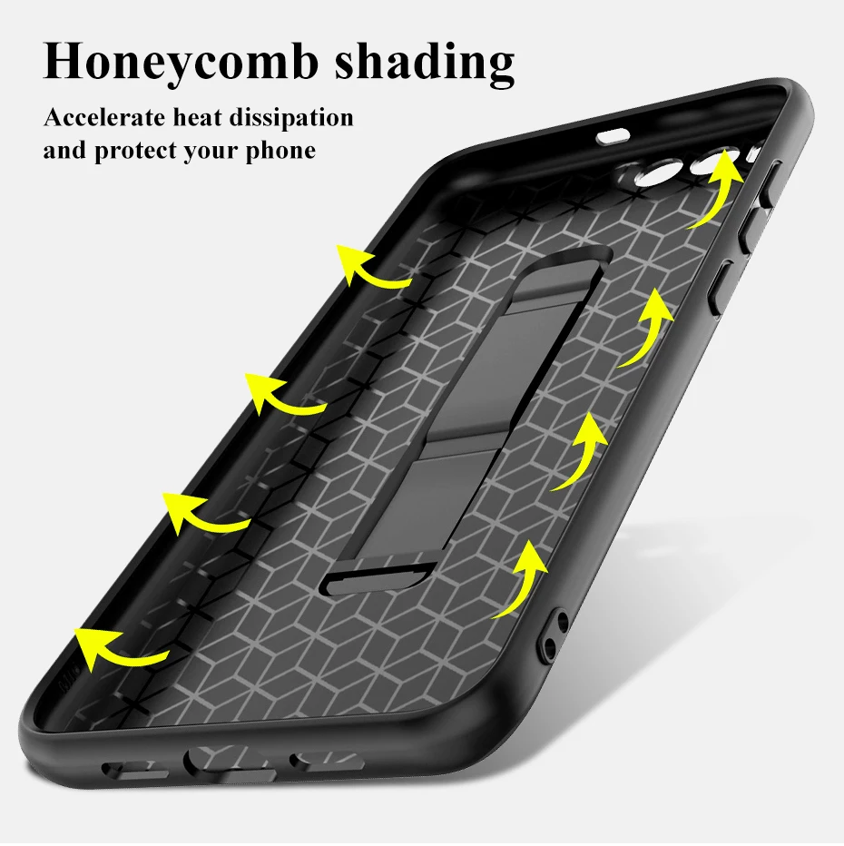 Carbon fiber case with bracket holder for Xiaomi Mi5X Mi6 Note3 Soft TPU shocklproof back Stand Redmi 4X 6 6A Note 4 |