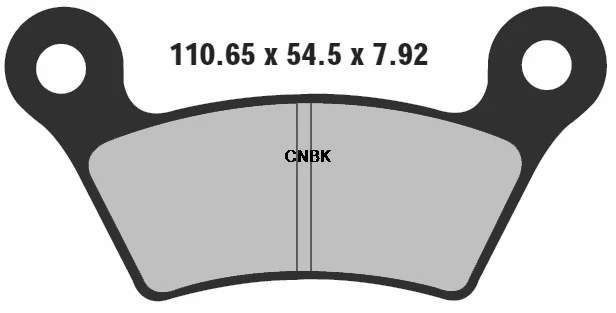 Набор дисковых тормозных колодок подходит для CAN AM RS SES SMS 990 cc 990cc 08 09 2008