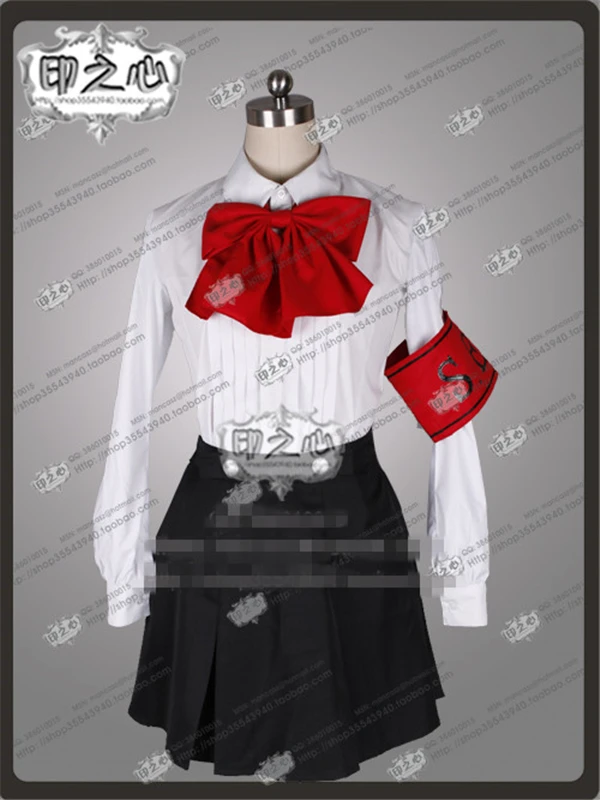 Аниме Persona 3 Shin Megami Tensei Mitsuru Kirijo аниме косплей костюм рубашка + галстук юбка