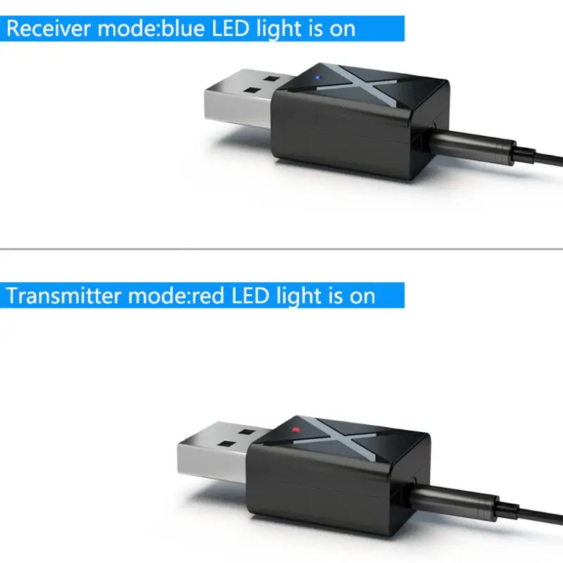 2в1 USB беспроводной Bluetooth передатчик приемник стерео аудио музыкальный адаптер с 3
