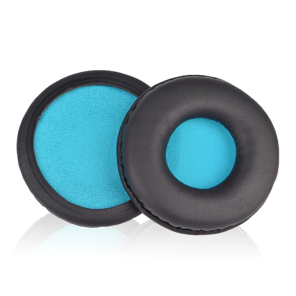 Black and blue mesh 1 пара подушечки для наушников чехлы для SONY MDR ZX600 ZX660 наушники подушке Pad Запасные амбушюры наушников - Цвет: Black and blue mesh