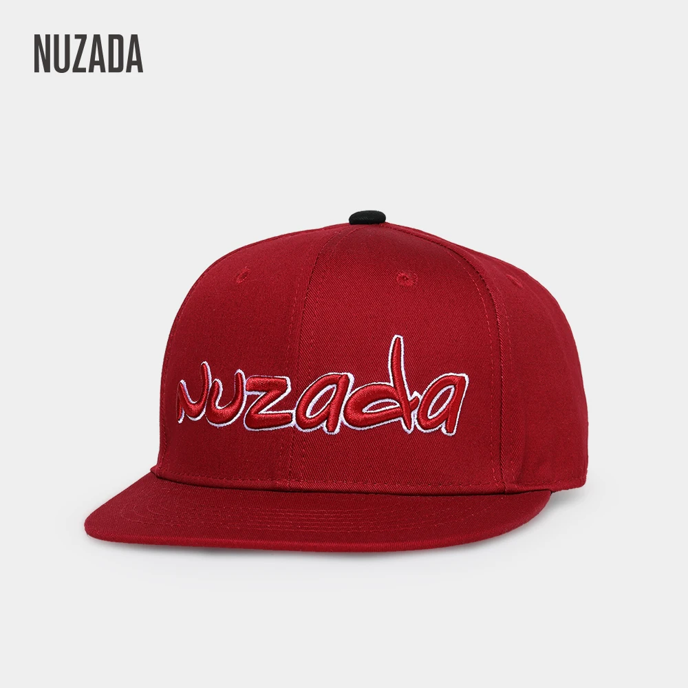 

NUZADA Letter LOGO Spring Summer Caps Couple Men Women Hip Hop Cap High Quality Embroidery Double Layer Cotton Polyester
