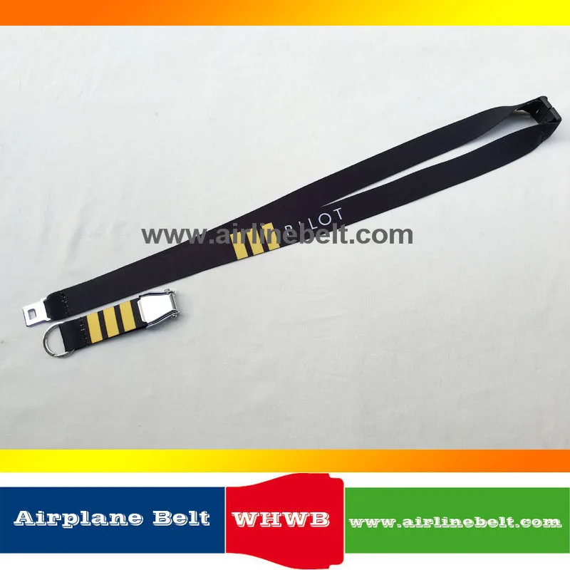 С тремя полосками полоски капитан Пилот самолета ремня безопасности ремешки с