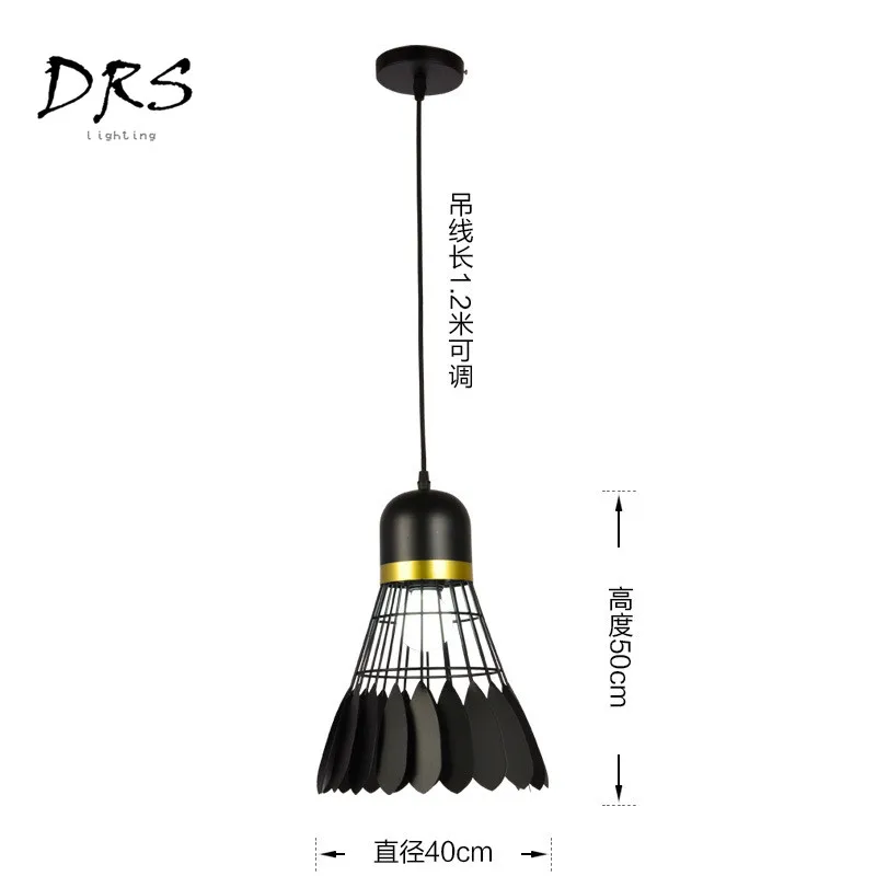 Скандинавский бадминтон люстра современное искусство магазин одежды Кофейня