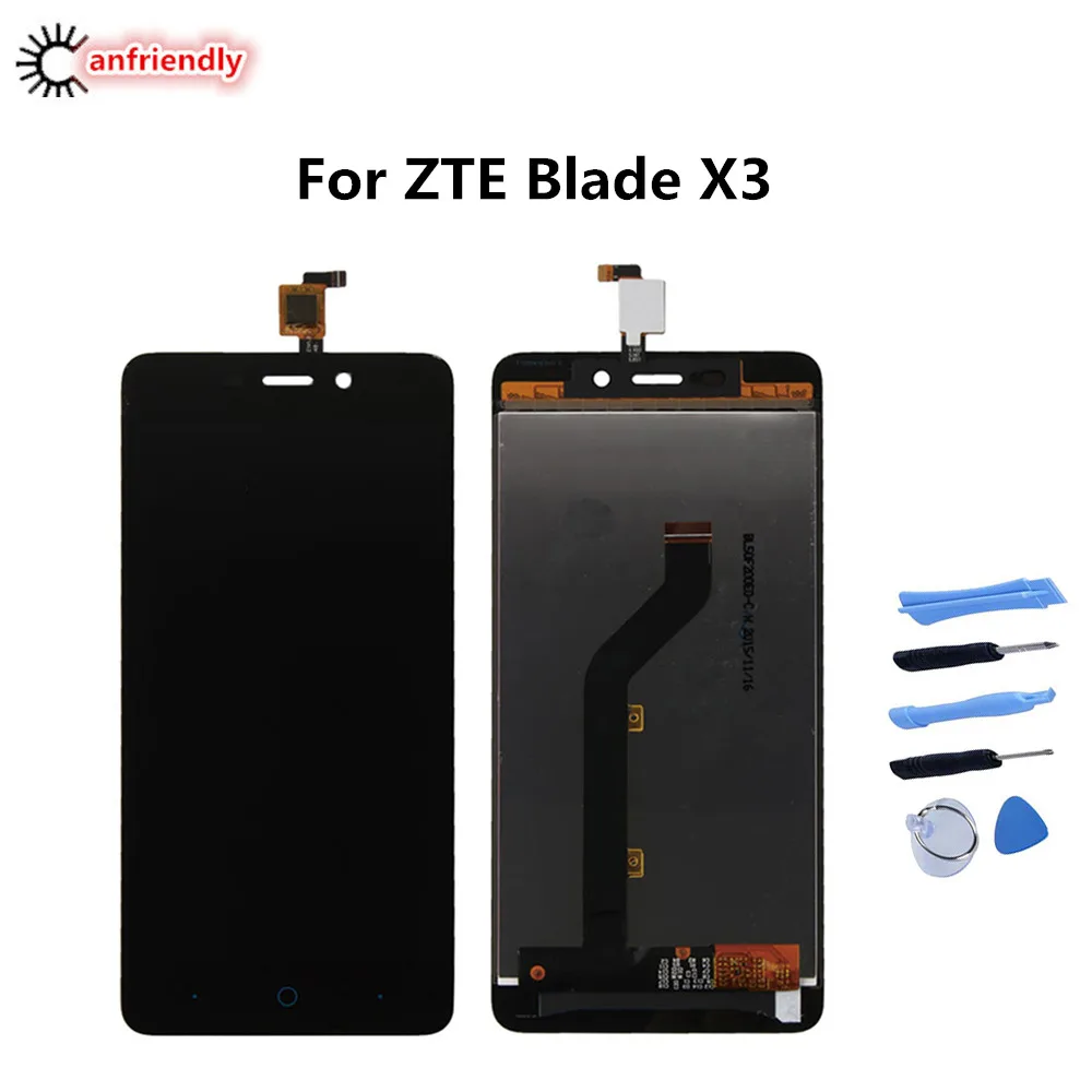 Для ZTE Blade X3 D2 T620 A452 ЖК дисплей + сенсорный экран замена дигитайзера сборка для X 3 D 2